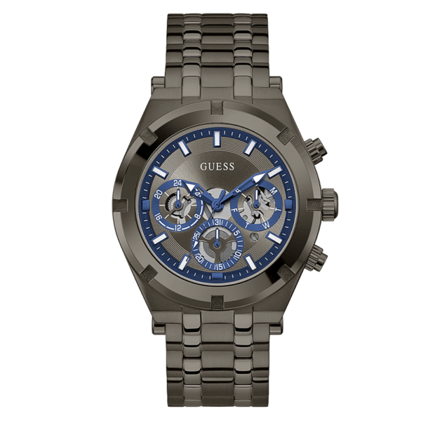 Guess Men’s Stainless Quartz Grey Stainless Steel Grey Dial 44mm Watch GW0260G3
